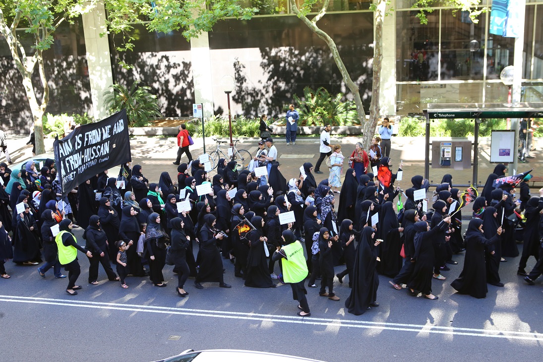 Community Procession in Sydney CBD